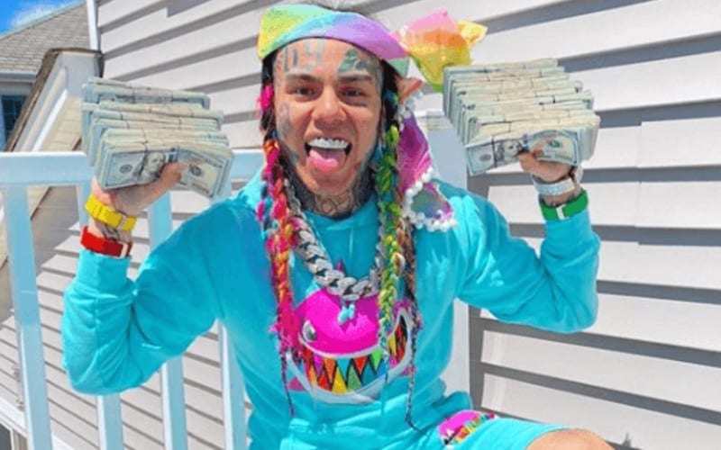 Tekashi 6ix9ine Sued For Whipping Bottle At Woman In Strip Club