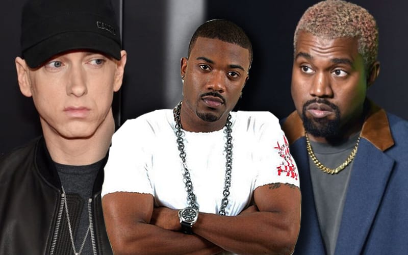 Ray J Has Fun With Eminem & Kanye West Name Dropping Him