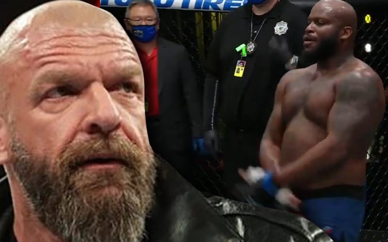 Triple H Reacts To Derrick Lewis Throwing Down DX Crotch Chops After UFC Knock Out