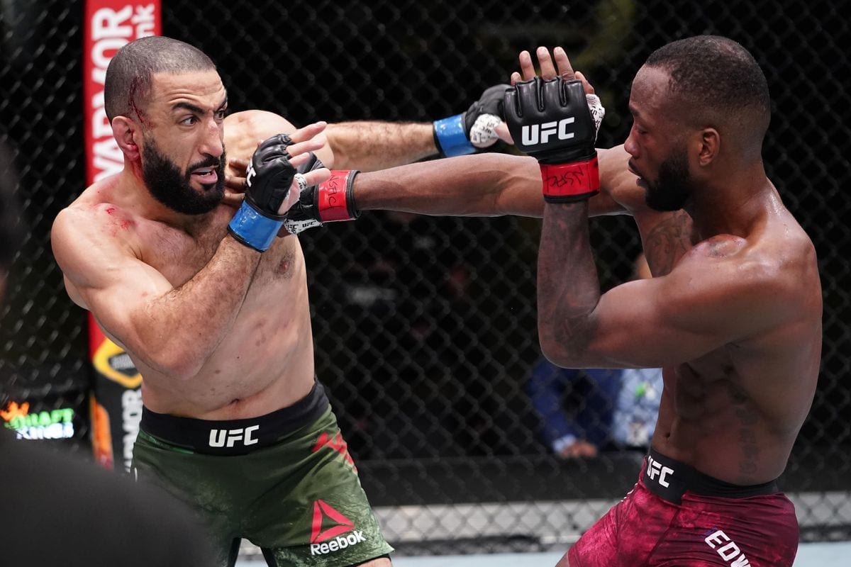 Belal Muhammad Claims He Told Herb Dean To Watch Out For Eye Poke Before UFC Vegas 21 Fight