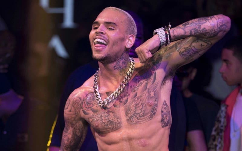 Chris Brown Shows Off Astounding Lower Body Art