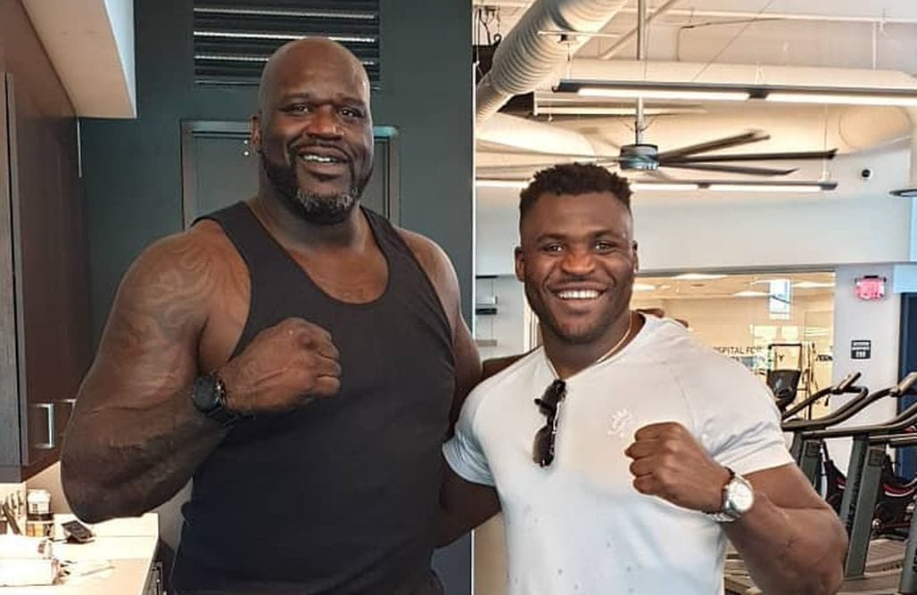 Shaquille O’Neal Reacts To Francis Ngannou Winning The UFC Heavyweight Championship