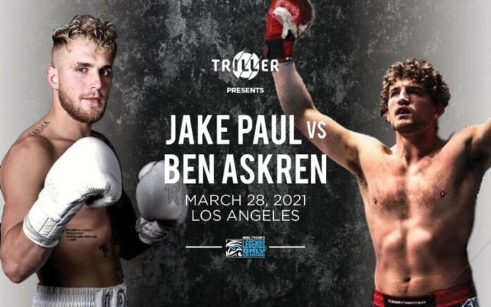 Jake Paul vs. Ben Askren Price Tag Revealed