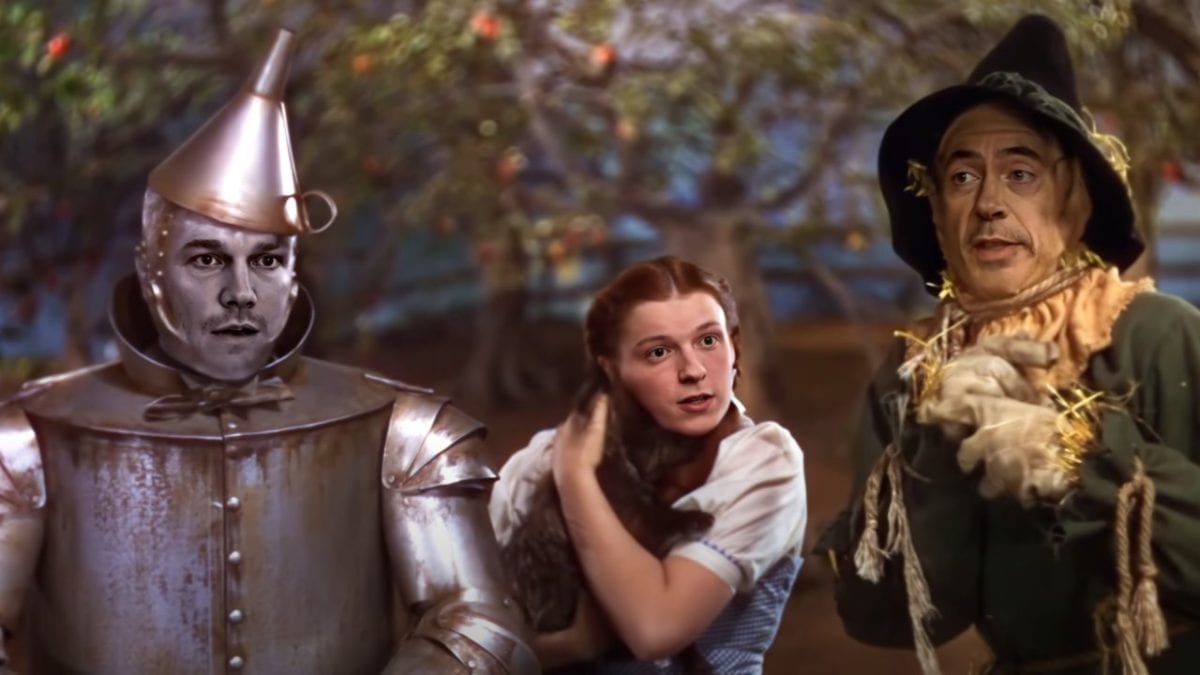 Bizarre Wizard of Oz Deepfake Video Sees Tom Holland as Dorothy & RDJ as Scarecrow