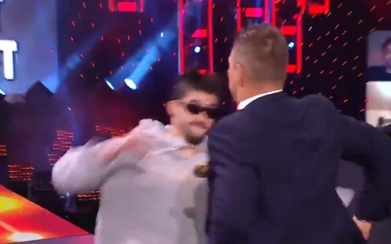 Bad Bunny LEGIT Punches The Miz In The Face During WWE RAW