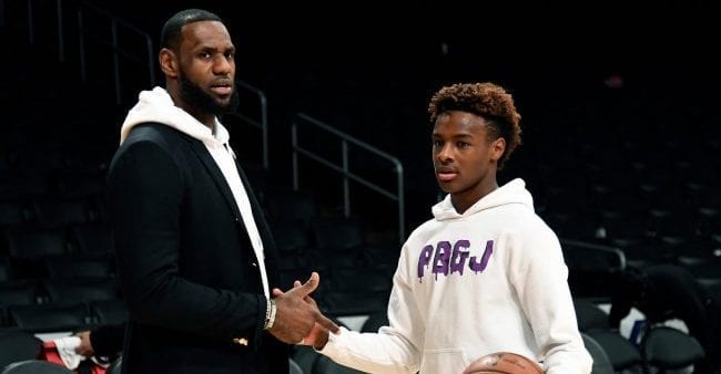 LeBron James Hopeful to Share the Court with His Son One Day