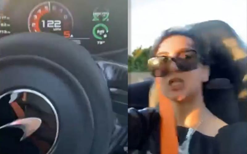 Woman Who Attacked Uber Driver Records Herself at Dangerous Speeds in Sports Car