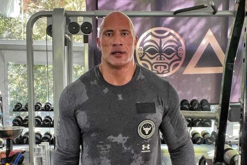 The Rock’s Workout Photo Reveals He’s Ready For Black Adam Production Next Week