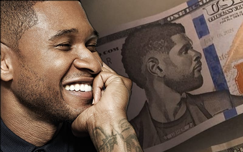 Usher Paid Dancer With Fake Dollar Bills That Had His Face On Them