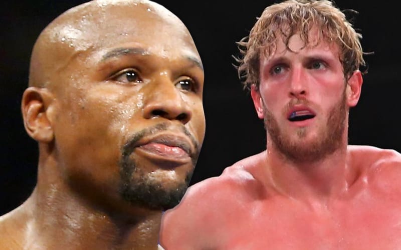 Floyd Mayweather Called Out For Not Paying Logan Paul Yet