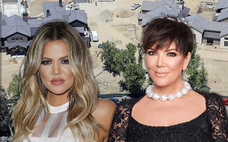 Khloe Kardashian & Kris Jenner’s Twin Mansions Almost Completed