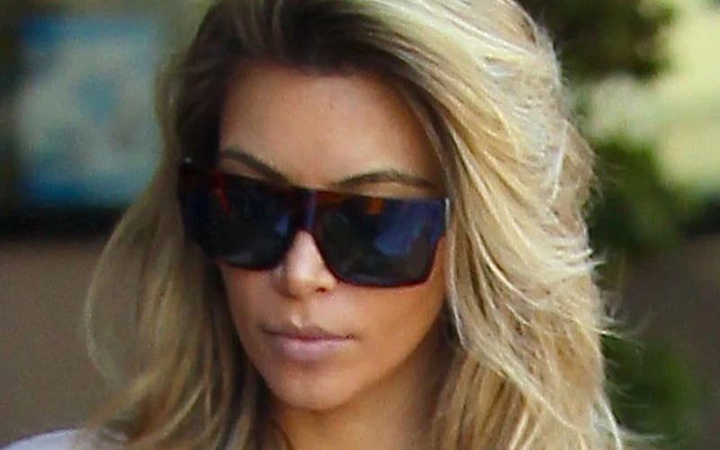 Kim Kardashian Takes Blonde Look In Attempt To Disguise Herself