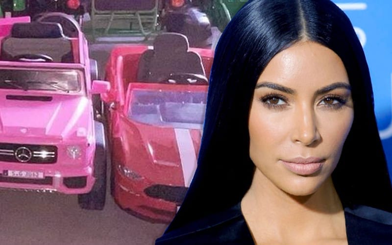 Kim Kardashian Shows Off Her Children’s Impressive Car Collection
