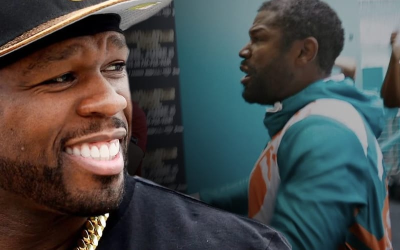 50 Cent Clowns Floyd Mayweather’s Hairstyle After Brawling Incident with Jake Paul