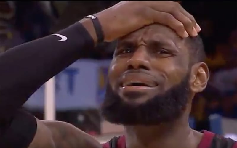 LeBron James Called Out for Overacting During Warriors Game