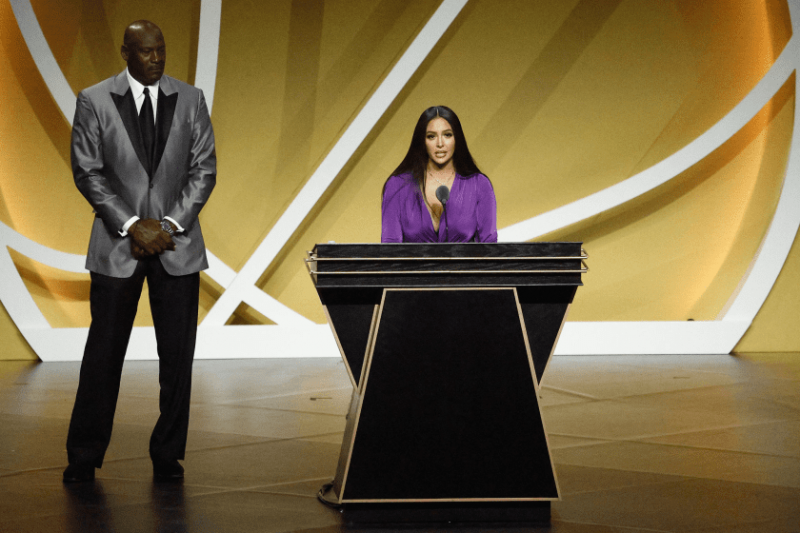 Vanessa Bryant Honors Kobe Bryant at Hall Of Fame Ceremony