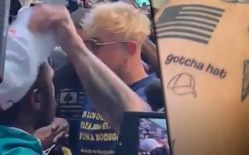 Jake Paul Gets ‘Gotcha Hat’ Tattoo To Remember His Floyd Mayweather Brawl