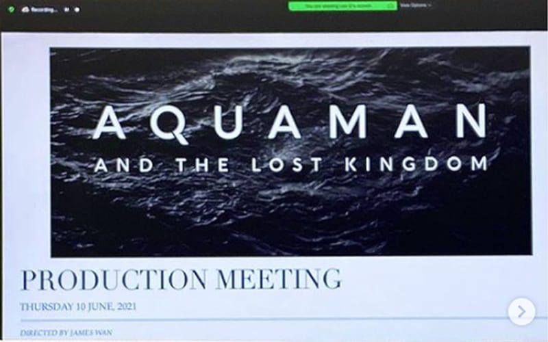 Aquaman 2 Director Reveals Title & Logo