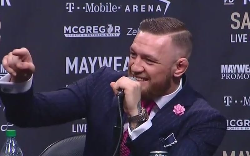 Conor McGregor Takes Hilarious Jab At Floyd Mayweather Ahead of Logan Paul Match
