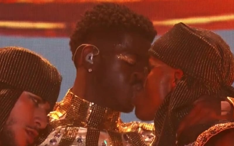 Lil Nas X Roasts Haters After Kissing A Dancer During Performance At BET Awards