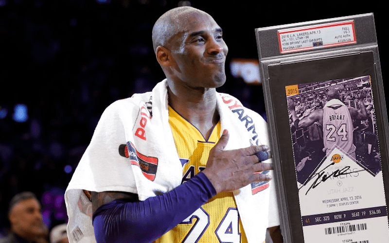 Kobe Bryant Signed Ticket From Last NBA Game Goes On The Market