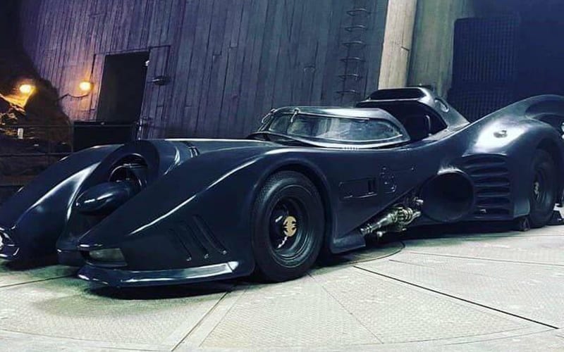 First Look At Michael Keaton’s Batmobile & Batcave In New Flash Movie