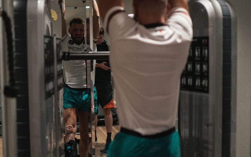Conor McGregor Already Back At The Gym Putting In Work