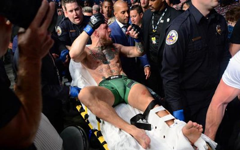 Conor McGregor Says He’ll Be On Crutches For 6 Weeks