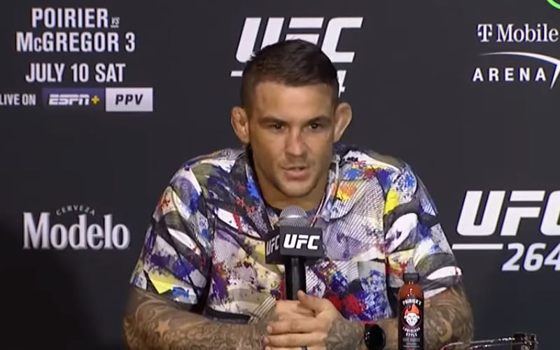 Dustin Poirier Accuses Conor McGregor Of Cheating During UFC 264 Fight