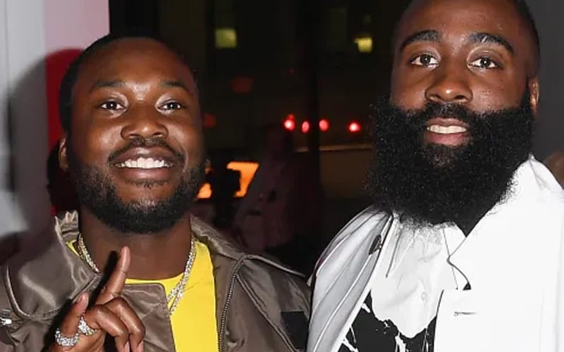 Fans Go Wild After Hilarious Video Of Meek Mill & James Harden Tickling Each Other Surfaces
