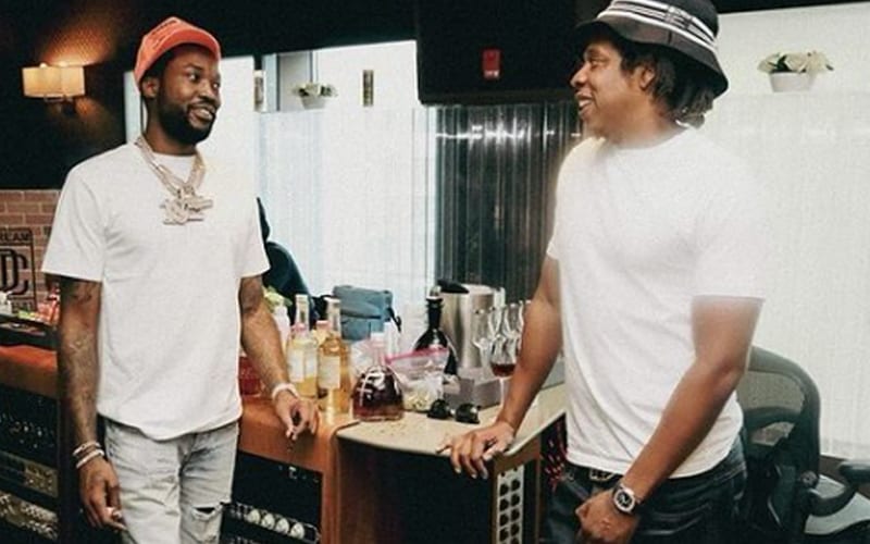 Jay-Z & Meek Mill Spotted In The Studio Together