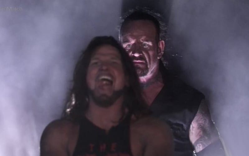 The Undertaker Sent AJ Styles Incredible Gift After WWE WrestleMania 36 Match