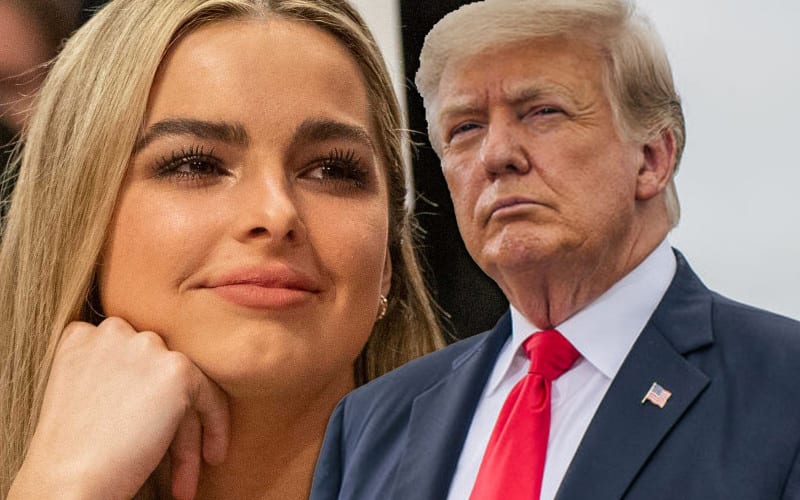 Addison Rae Draws Fire For Introducing Herself To Donald Trump At UFC 264