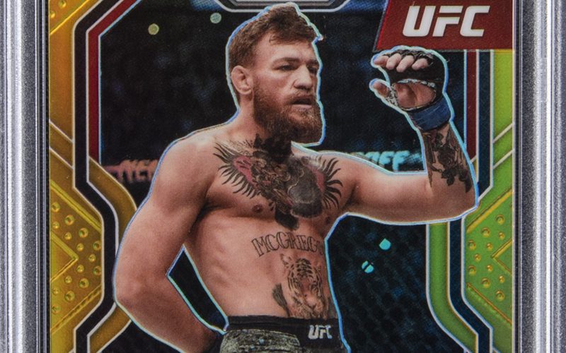 Conor McGregor’s UFC Gold Prizm Card Sells For New Record-Breaking Price