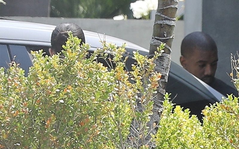 Kanye West & Kim Kardashian Spotted on Lunch Date In Malibu