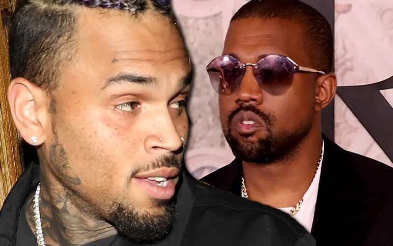 Chris Brown Sends & Deletes Big Shade At Kanye West