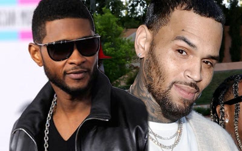 Usher & Chris Brown Challenged To Dance Off