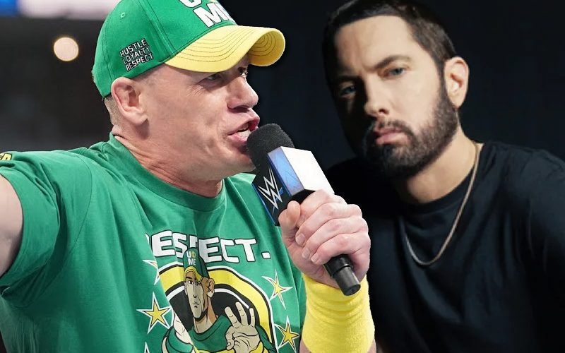 John Cena Wants Eminem To Write A Verse For His WWE Theme Song