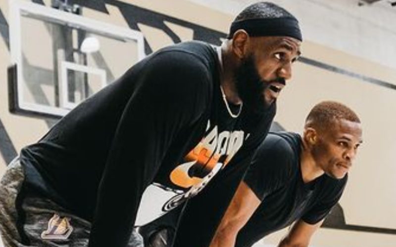 LeBron James Already Training With New LA Lakers Star