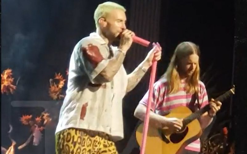 Adam Levine Botches Lyrics Of Famous Maroon 5 Song During Concert