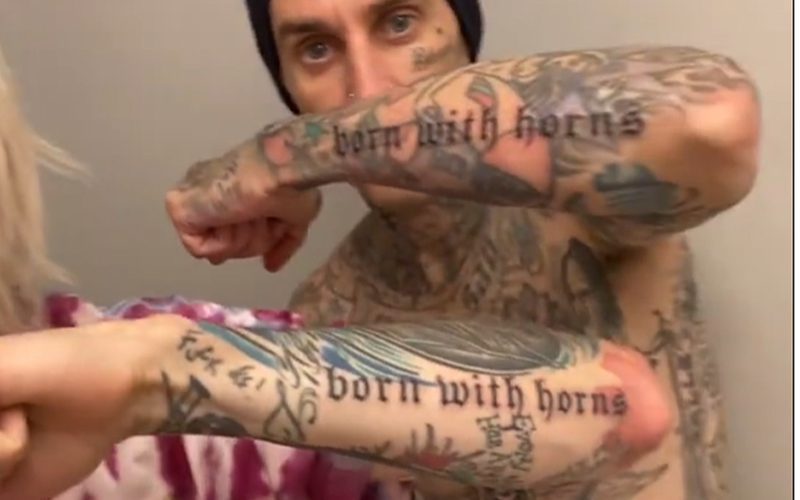 Machine Gun Kelly & Travis Barker Get Matching Tattoos