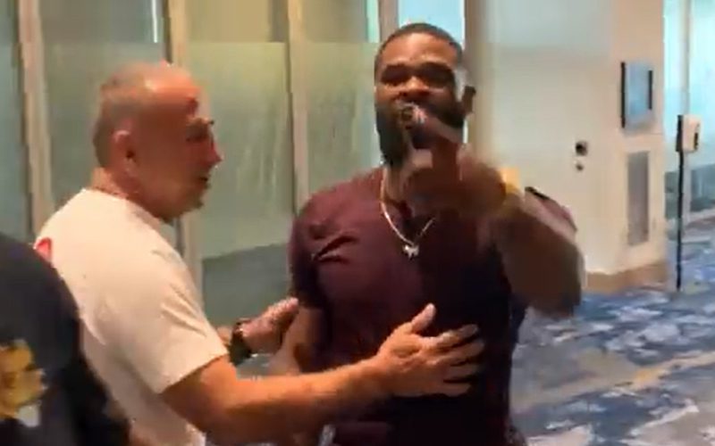 Tyron Woodley In Altercation With Jake Paul’s Team Over Disrespecting His Mom