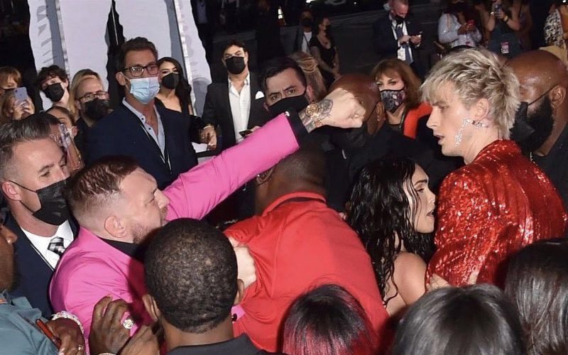 Conor McGregor & Machine Gun Kelly Have An Altercation At MTV Video Music Awards