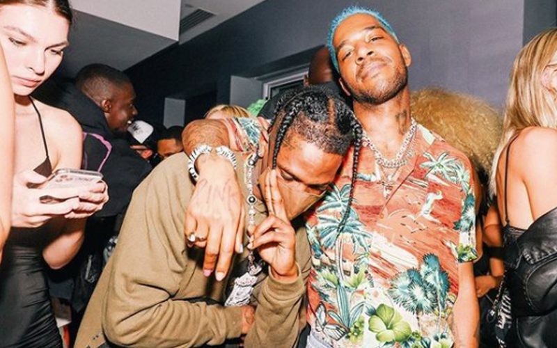 Kid Cudi Parties Hard With Travis Scott & A$AP Rocky At ‘Entergalactic’ NYFW Party