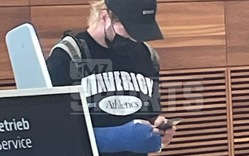Logan Paul Spotted In Cast After Possible Injury
