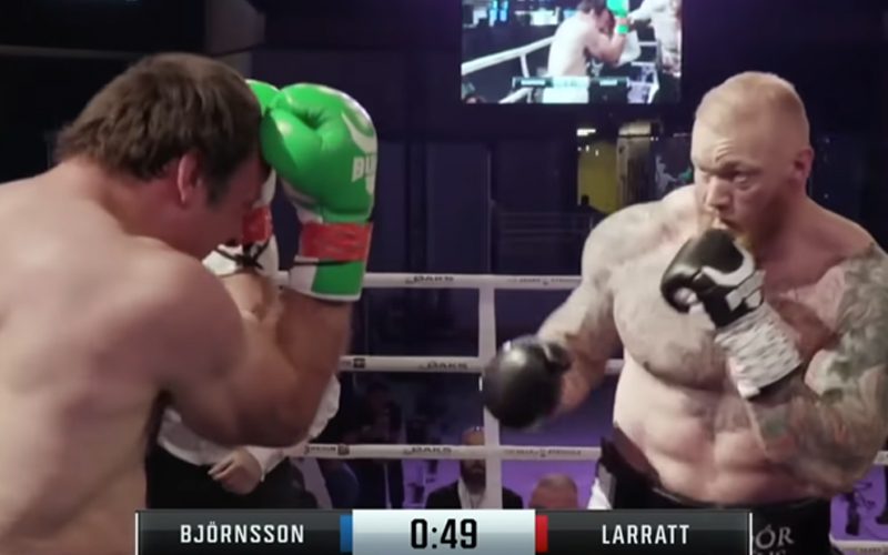 The Mountain From ‘Game Of Thrones’ Destroys Opponent In Boxing Match