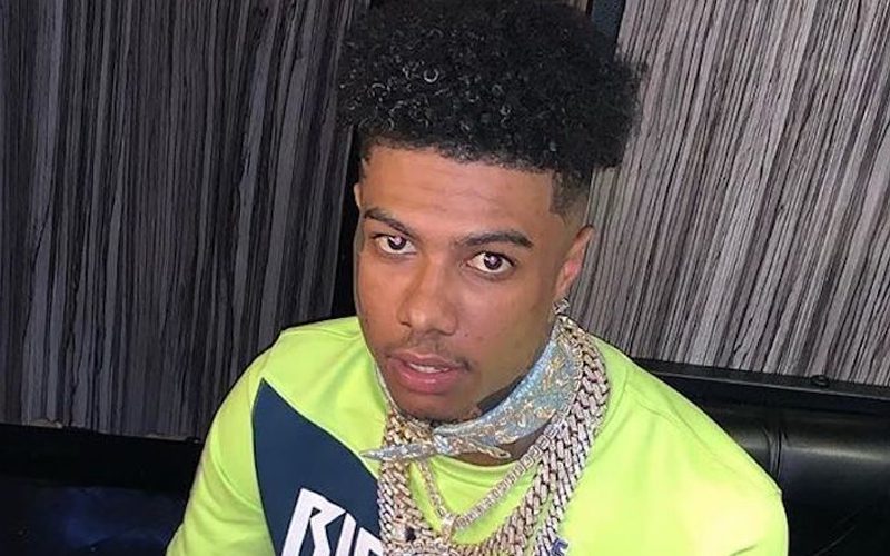 Video Footage Released Of Blueface & Crew Beating Up Bouncer