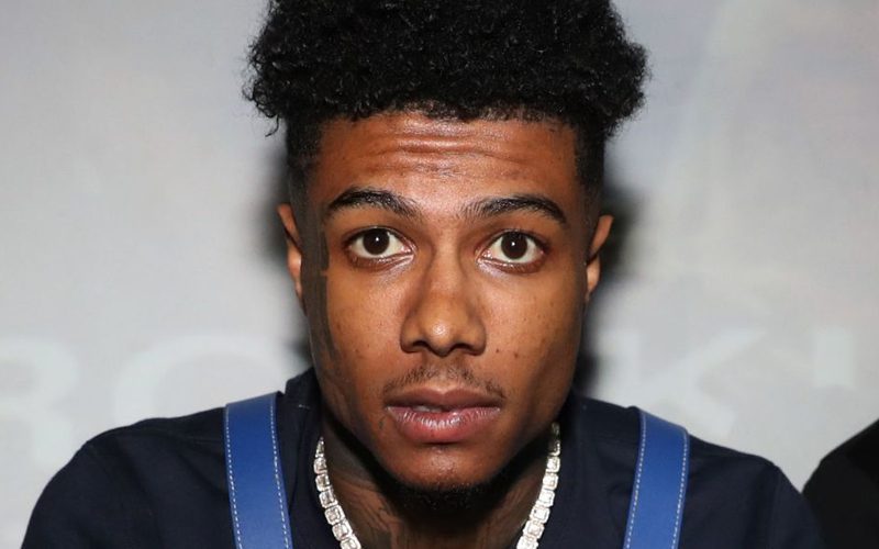 Blueface Teaches Son To Count With Platinum Records