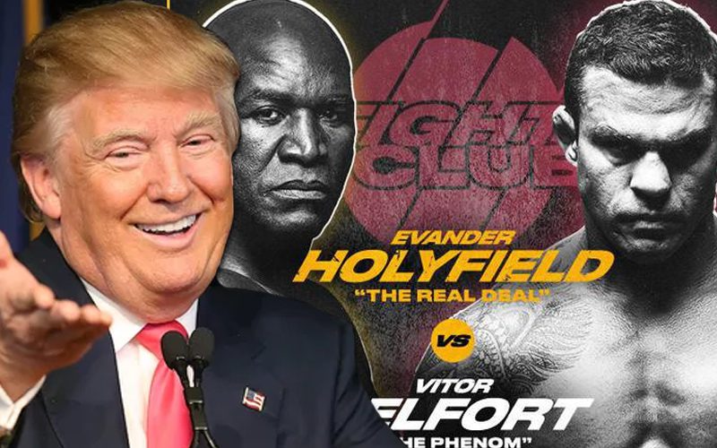 Donald Trump Will Do Commentary For Evander Holyfield vs Vitor Belfort Boxing Match