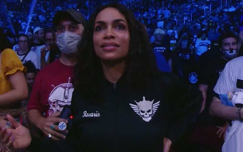 Rosario Dawson’s AEW Dynamite Appearance Was A Closely Guarded Secret